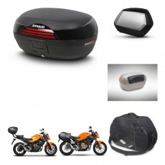 SHAD SH35 PREMIUM suitcases + mounting bracket SH46 trunk accessories 45 L KIT-459596