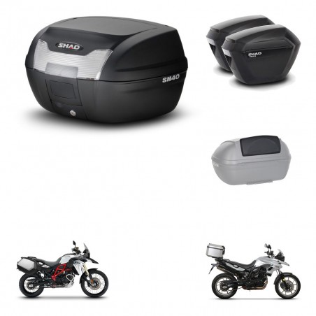 SHAD Maletas sh23 + soporte montaje baul SH40 accesorios KIT-459629
