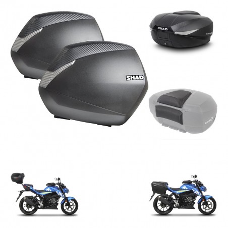 SHAD Baul SH58 + soporte montaje maletas SH36 accesorios KIT-459655