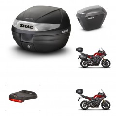SHAD SH23 alu suitcases + mounting bracket SH29 trunk accessories KIT-459670