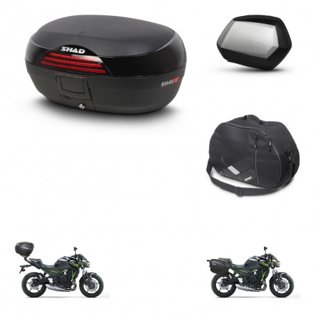 SHAD SH35 PREMIUM suitcases + mounting bracket SH46 trunk accessories 45 L KIT-459717
