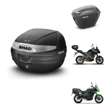 SHAD Maletas sh23 alu + soporte montaje baul SH29 KIT-459823
