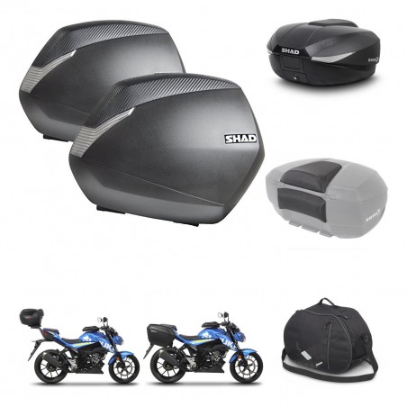 SHAD Baul SH58 + soporte montaje maletas SH36 accesorios KIT-459824