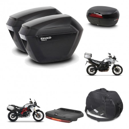 SHAD Baul SH46 + soporte montaje maletas sh23 accesorios 45 L KIT-459851