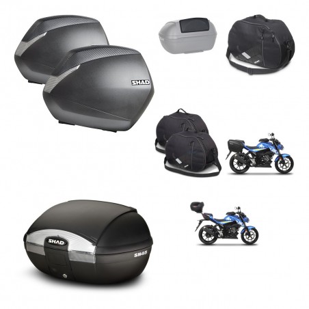 SHAD Baul SH45 + soporte montaje maletas SH36 accesorios KIT-459893