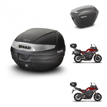 SHAD Maletas sh23 alu + soporte montaje baul SH29 KIT-459937