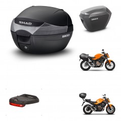SHAD Maletas sh23 alu + soporte montaje baul SH33 accesorios KIT-459952