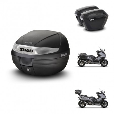 SHAD SH23 suitcases + mounting bracket SH29 trunk KIT-459958