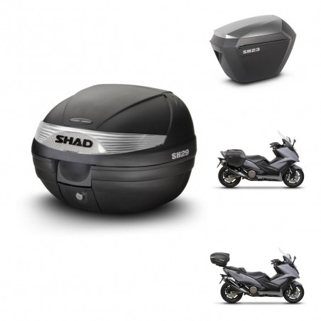 SHAD Maletas sh23 alu + soporte montaje baul SH29 KIT-459959