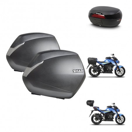 SHAD Baul SH46 + soporte montaje maletas SH36 45 L KIT-459960
