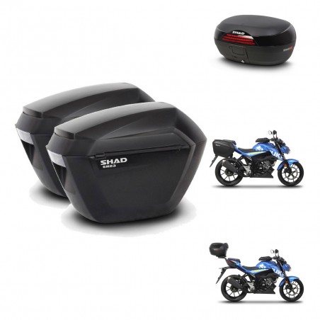 SHAD Baul SH46 + soporte montaje maletas sh23 45 L KIT-459962