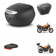 SHAD SH23 alu suitcases + mounting bracket SH26 trunk accessories KIT-459996