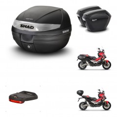 SHAD SH23 suitcases + mounting bracket SH29 trunk accessories KIT-460023