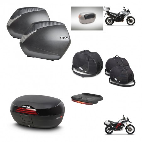 SHAD Baul SH46 + soporte montaje maletas SH36 accesorios 45 L KIT-460042