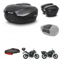 SHAD Maletas sh23 + soporte montaje baul SH58 accesorios KIT-460128