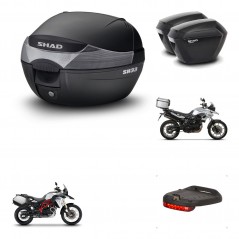 SHAD Maletas sh23 + soporte montaje baul SH33 accesorios KIT-460134