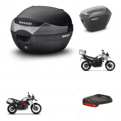 SHAD Maletas sh23 alu + soporte montaje baul SH33 accesorios KIT-460135