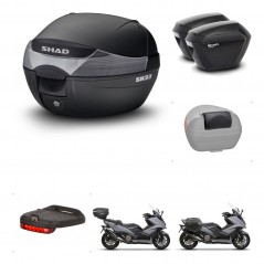 SHAD Maletas sh23 + soporte montaje baul SH33 accesorios KIT-460159