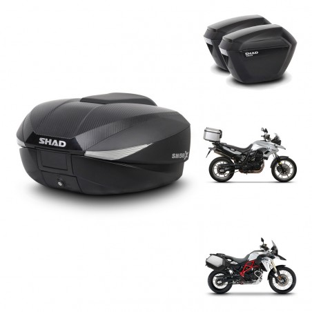 SHAD Maletas sh23 + soporte montaje baul SH58 KIT-460189