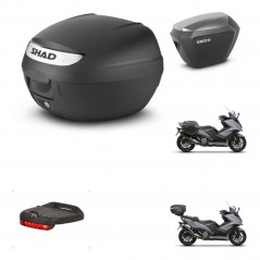 SHAD Maletas sh23 alu + soporte montaje baul SH26 accesorios KIT-460200