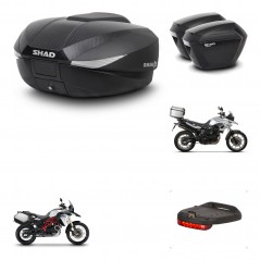 SHAD Maletas sh23 + soporte montaje baul SH58 accesorios KIT-460225