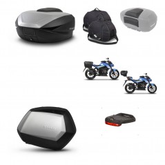 SHAD SH35 PREMIUM suitcases + mounting bracket SH59 trunk accessories 59L KIT-460243