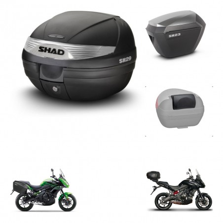 SHAD Maletas sh23 alu + soporte montaje baul SH29 accesorios KIT-460265