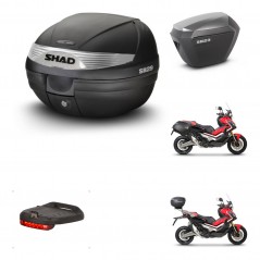 SHAD Maletas sh23 alu + soporte montaje baul SH29 accesorios KIT-460274