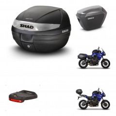 SHAD SH23 alu suitcases + mounting bracket SH29 trunk accessories KIT-460324