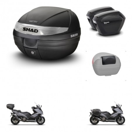 SHAD Maletas sh23 + soporte montaje baul SH29 accesorios KIT-460331