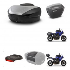 SHAD SH23 alu suitcases + mounting bracket SH59 trunk accessories 59L KIT-460335