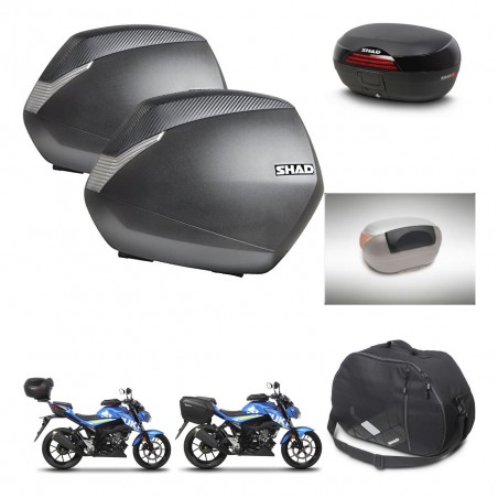 SHAD Baul SH46 + soporte montaje maletas SH36 accesorios 45 L KIT-460394