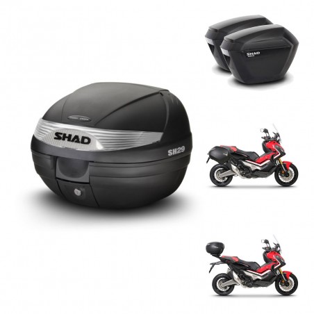 SHAD SH23 suitcases + mounting bracket SH29 trunk KIT-460406