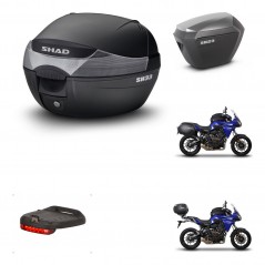 SHAD Maletas sh23 alu + soporte montaje baul SH33 accesorios KIT-460525
