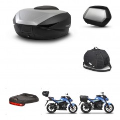 SHAD SH35 PREMIUM suitcases + mounting bracket SH59 trunk accessories 59L KIT-460627