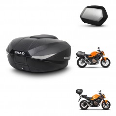 SHAD Maletas SH35 PREMIUM + soporte montaje baul SH58 KIT-460637