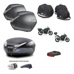 SHAD Trunk SH48 backrest cover + mounting bracket SH36 suitcases accessories 49 L KIT-460701