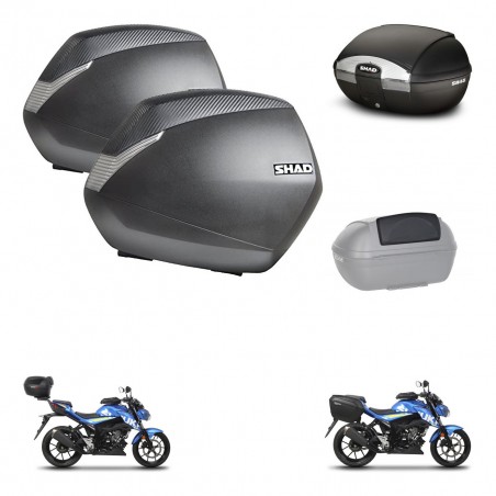 SHAD Baul SH45 + soporte montaje maletas SH36 accesorios KIT-460759