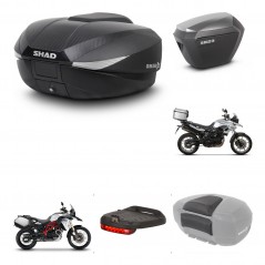 SHAD Maletas sh23 alu + soporte montaje baul SH58 accesorios KIT-460796