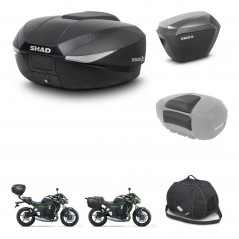 SHAD Maletas sh23 alu + soporte montaje baul SH58 accesorios KIT-460802