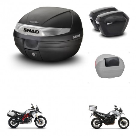 SHAD Maletas sh23 + soporte montaje baul SH29 accesorios KIT-460815