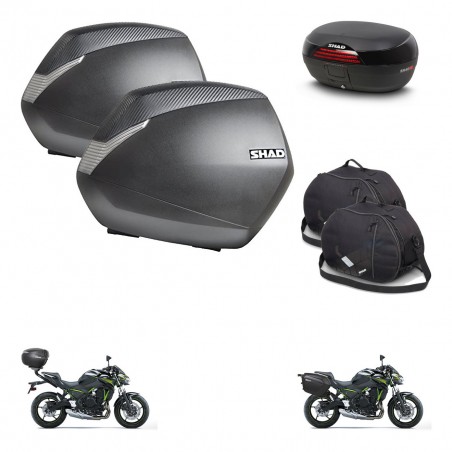 SHAD SH46 trunk + mounting bracket SH36 suitcases accessories 45 L KIT-460818