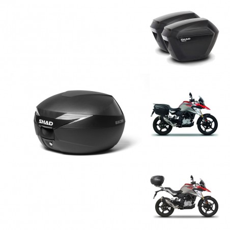 SHAD Maletas sh23 + soporte montaje baul SH39 KIT-460840