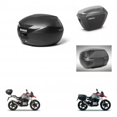 SHAD Maletas sh23 alu + soporte montaje baul SH39 accesorios KIT-460845