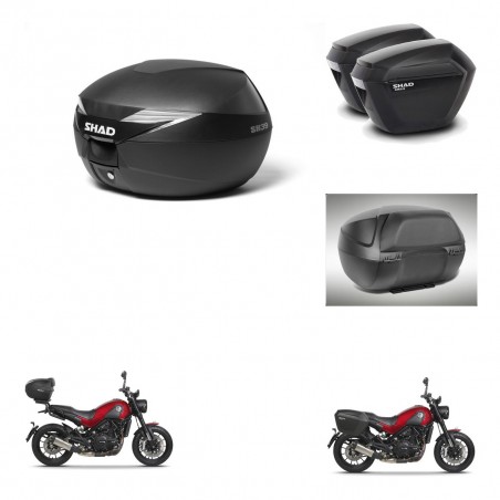 SHAD Maletas sh23 + soporte montaje baul SH39 accesorios KIT-460852