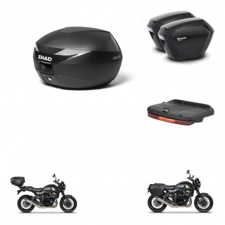 SHAD Maletas sh23 + soporte montaje baul SH39 accesorios KIT-460858