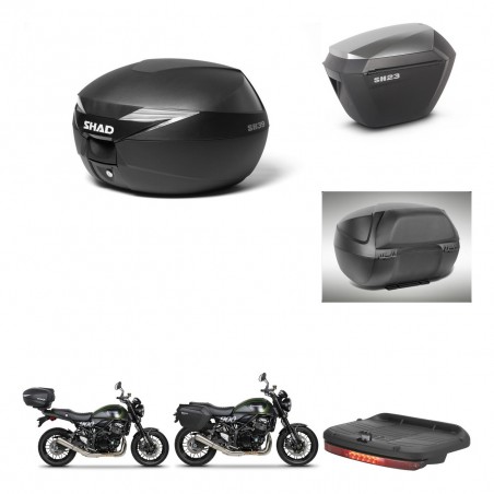 SHAD Maletas sh23 alu + soporte montaje baul SH39 accesorios KIT-460863