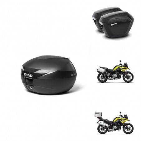 SHAD Maletas sh23 + soporte montaje baul SH39 KIT-460880