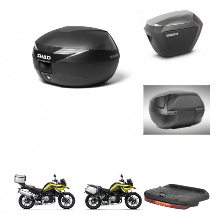 SHAD Maletas sh23 alu + soporte montaje baul SH39 accesorios KIT-460887