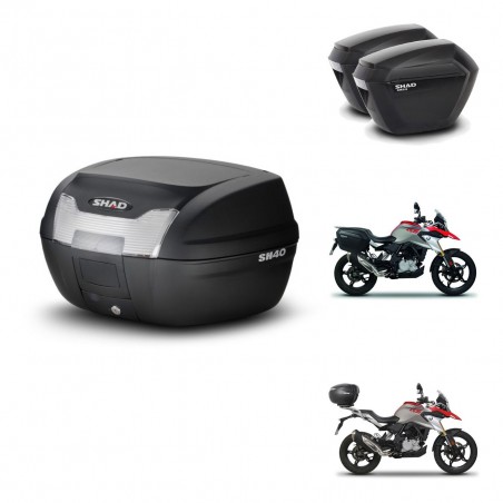 SHAD SH23 suitcases + mounting bracket SH40 trunk KIT-460888